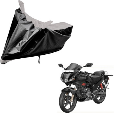 Auto Hub Two Wheeler Cover for Hero(Karizma, Black, Silver)