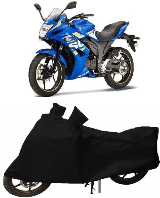 Ascension Two Wheeler Cover for Suzuki(Gixxer SF, Black)