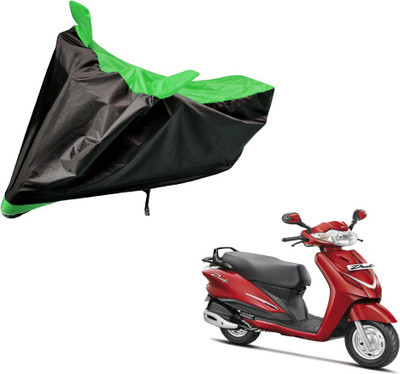 Auto Hub Two Wheeler Cover for Hero(Duet, Black, Green)