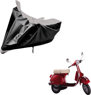 Flipkart SmartBuy Two Wheeler Cover for LML(Star Euro, Black, Silver)