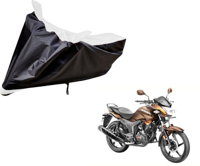Auto Hub Two Wheeler Cover for Hero(Hunk, Black, White)
