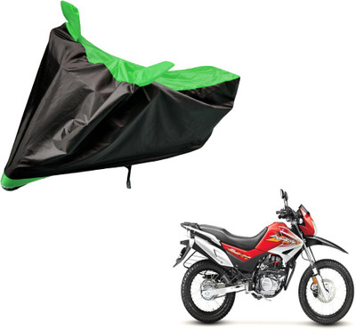 Amanzo Two Wheeler Cover for Hero(Impulse, Black, Green)