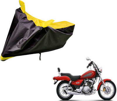 Amanzo Two Wheeler Cover for Yamaha(Enticer, Black, Yellow)