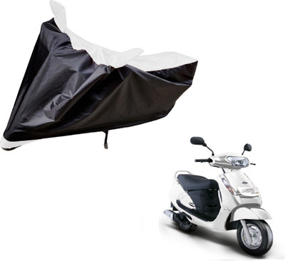 Auto Hub Two Wheeler Cover for Mahindra(Duro DZ, Black, White)
