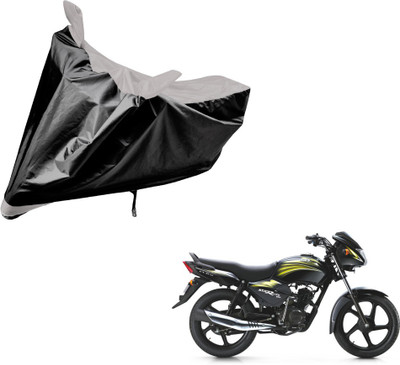 Amanzo Two Wheeler Cover for TVS(Star City, Black, Silver)