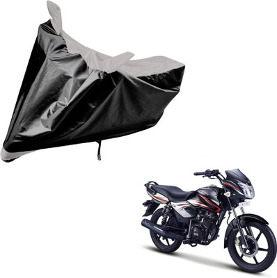 Flipkart SmartBuy Two Wheeler Cover for TVS(Pheonix, Black, Silver)
