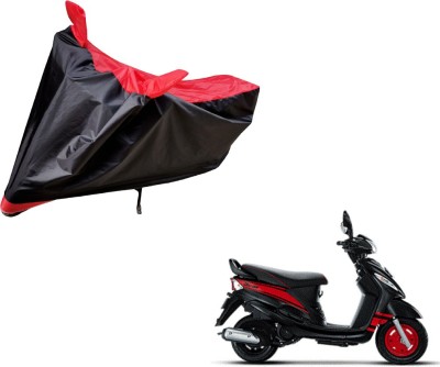 Amanzo Two Wheeler Cover for Mahindra(Rodeo, Black, Red)