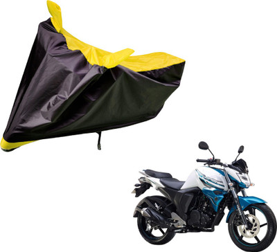 Auto Hub Two Wheeler Cover for Yamaha(FZ-S, Black, Yellow)