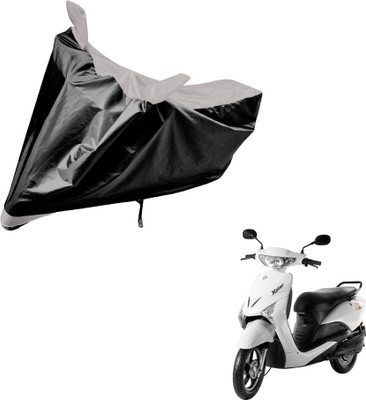 Auto Hub Two Wheeler Cover for Universal For Bike(Yo Xplor, Black, Silver)