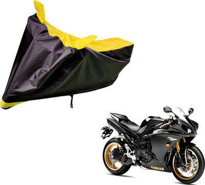 Flipkart SmartBuy Two Wheeler Cover for Yamaha(YZF R1, Black, Yellow)