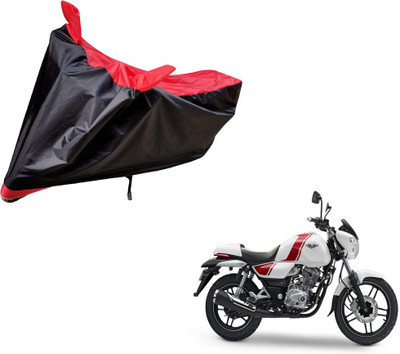 Auto Hub Two Wheeler Cover for Universal For Bike(Black, Red)