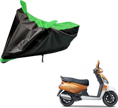 Auto Hub Two Wheeler Cover for Mahindra(Gusto, Black, Green)