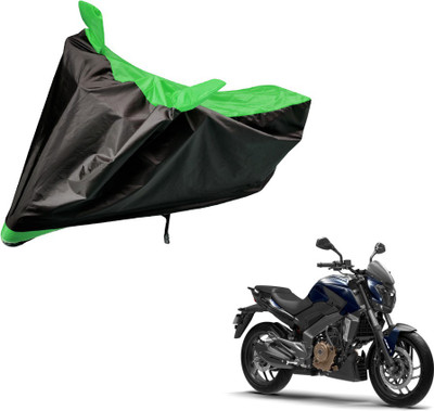 Auto Hub Two Wheeler Cover for Bajaj(Dominar, Black, Green)