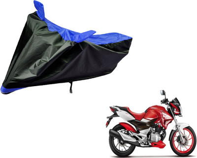 Auto Hub Two Wheeler Cover for Hero(Xtreme, Black, Blue)