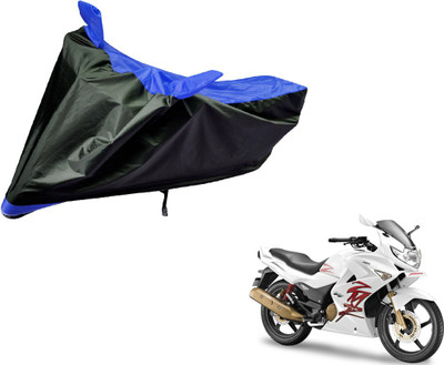 Auto Hub Two Wheeler Cover for Hero(Karizma ZMR, Black, Blue)