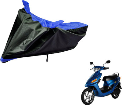 Auto Hub Two Wheeler Cover for Universal For Bike(Yo Electron, Black, Blue)