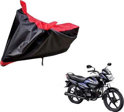 Auto Hub Two Wheeler Cover for Hero(Splendor NXG, Black, Red)