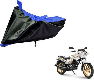 Auto Hub Two Wheeler Cover for TVS(Star City, Black, Blue)