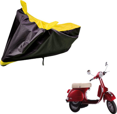 Auto Hub Two Wheeler Cover for LML(Star Euro, Black, Yellow)