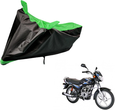 Auto Hub Two Wheeler Cover for Bajaj(CT100, Black, Green)
