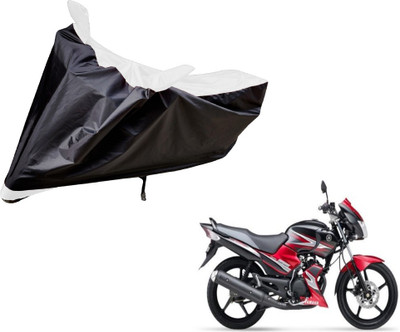 Auto Hub Two Wheeler Cover for Yamaha(SS 125, Black, White)