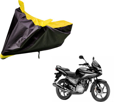 Auto Hub Two Wheeler Cover for Honda(CBF, Black, Yellow)