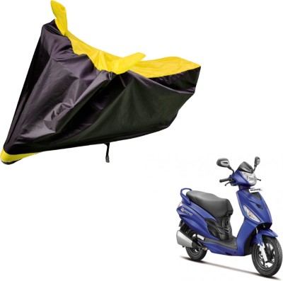 Auto Hub Two Wheeler Cover for Hero(Maestro Edge, Black, Yellow)