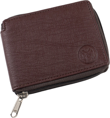 ShopMore Men Casual Brown Artificial Leather Wallet(5 Card Slots)