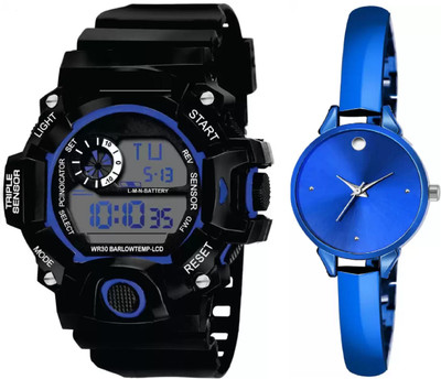 blutech DATE & DAY SERIES Analog Watch  - For Couple