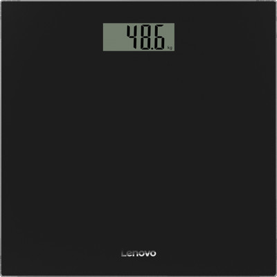 Lenovo Smart Health Scale - HSO7E Weighing Scale(Black)