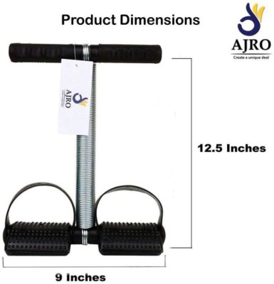 AJRO DEAL Single spring tummy trimmer Ab Exerciser (Black)