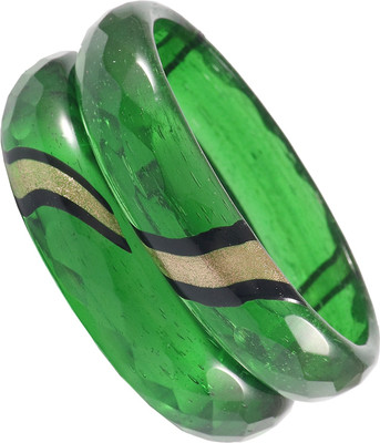 Zulka Get Your Traditions Crystal Kada(Pack of 2)
