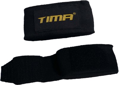 TIMA Hand Wraps for MMA & Boxing (Pair) Black Boxing Hand Wrap(Black, 108 inch)