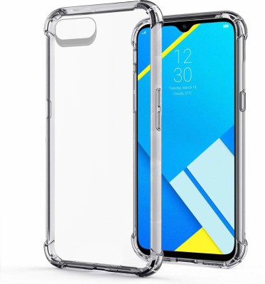 Druthers Bumper Case for Realme C2, Oppo A1k(Transparent, Shock Proof, Silicon, Pack of: 1)