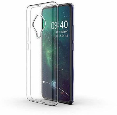 realtech Back Cover for Xiaomi Poco M2 Pro(Transparent, Dual Protection, Pack of: 1)