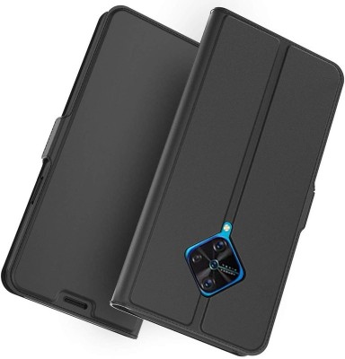 Helix Flip Cover for Vivo S1 Pro(Black, Shock Proof, Pack of: 1)