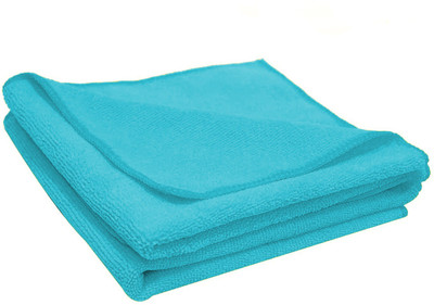 Flipkart SmartBuy Microfibre Kitchen Napkins Blue pack of 2 Blue Cloth Napkins(2 Sheets)