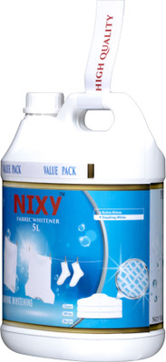 nixy Fabric Whitener / Laundry Bleach Liquid 5 ltr - Refill Fabric Whitener(4999 ml)