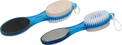 StwoN 4 in 1 Foot File with Pedicure and Manicure Brush - Set Of 2