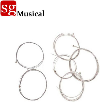 SG MUSICAL Acoustic SGM-HG3 (1 Set String) Silver Guitar String Guitar String(6 Strings)