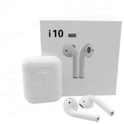 CHG I10 TWS Mini Wireless Bluetooth 5.0 Headset Built-in Music Bluetooth Headset(White, White, True Wireless)