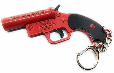gtrp Red Metal PUBG Flare Gun Key Chain Key Chain