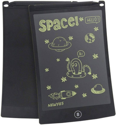 Crystal Digital 8.5 Inch LCD Writing Tablet Drawing Board Erase Slate Pad Electronic(Black)