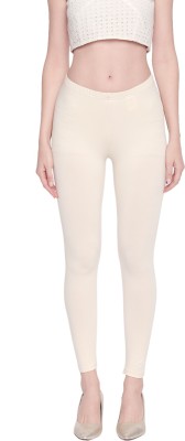 Rangmanch by Pantaloons Ankle Length Western Wear Legging(White, Solid)