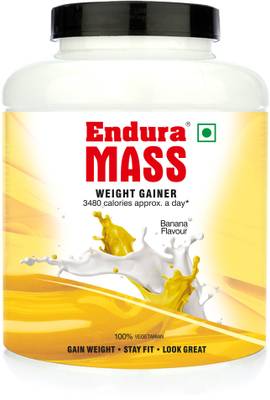 Endura Mass Weight Gainers/Mass Gainers  (3 kg, Banana)