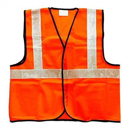 Ladwa Work Wear Reflective Strips Jacket with High Visibility Safety Safety Jacket(Orange)
