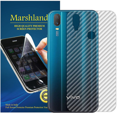 MARSHLAND Back Screen Guard for Vivo Y15 carbon(Pack of 1)