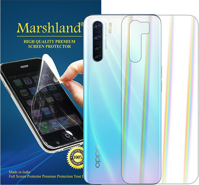 MARSHLAND Back Screen Guard for Oppo A91, Rainbow Effect(Pack of 1)