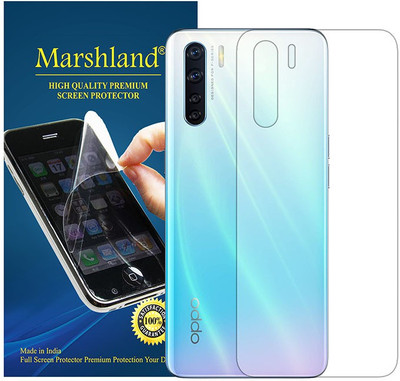 MARSHLAND Back Screen Guard for oppo F15 tpu(Pack of 1)