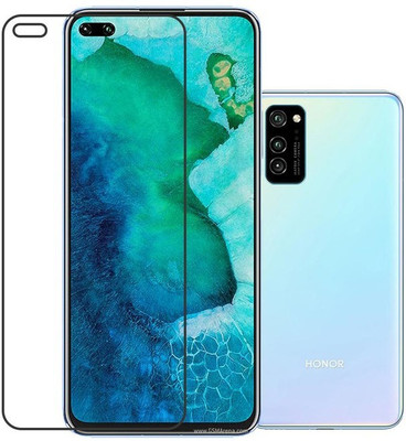 SOMTONE Front and Back Tempered Glass for HONOR V30(Pack of 1)